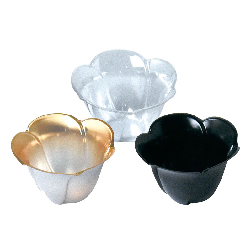 424-252-07 / (27805)플라스틱 작은 매화 그릇 (200개입) / 요리꽃