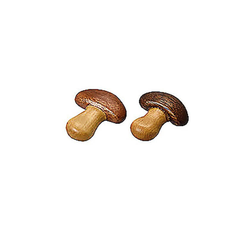 530-434-06 / (08898)목제・버섯형 수저받침 / 요리꽃